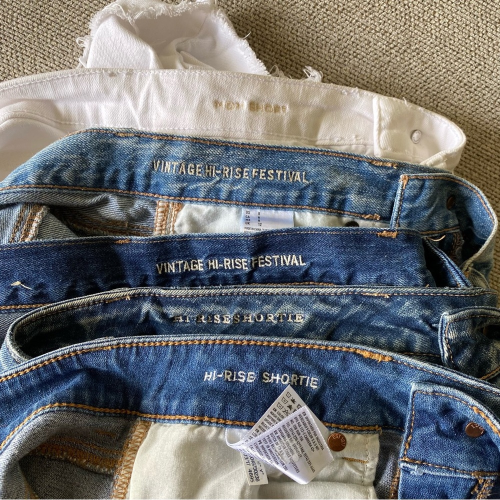 5 American Eagle Jean Shorts